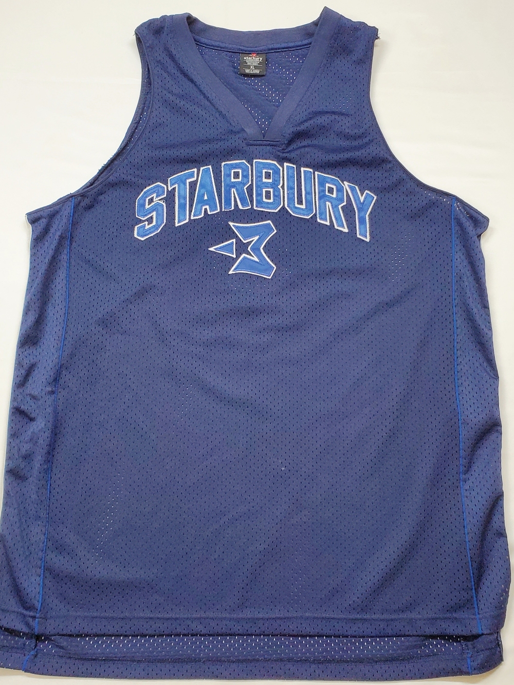 Starbury Men's Navy Athletic Mesh #3 Basketball Jersey by Stephon Marbury